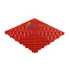 Red PP Interlocking Floor Tile 400*400mm For Use In Garages Workshop