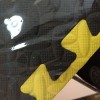1/2" Thick Interlocking Gym Floor Mats / Interlocking Workout Mats 24”x24  Yellow Borders