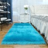 L.Pink Super Soft Faux Fur Area Rugs