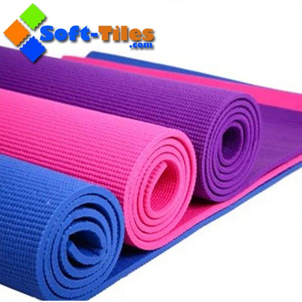 PVC Foam Yoga Mat 173*61cm 6mm Thickness