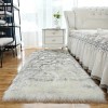 Cherry Super Soft Faux Fur Area Rugs