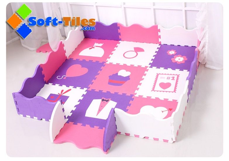 Softer Children Foam Mat Rails Design