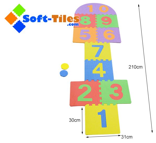 Hopscotch Play Mat Kids Game Mat