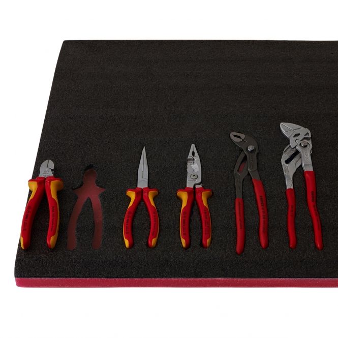 Easy Peel Shadow Foam 50mm Thick 1200X500mm Red