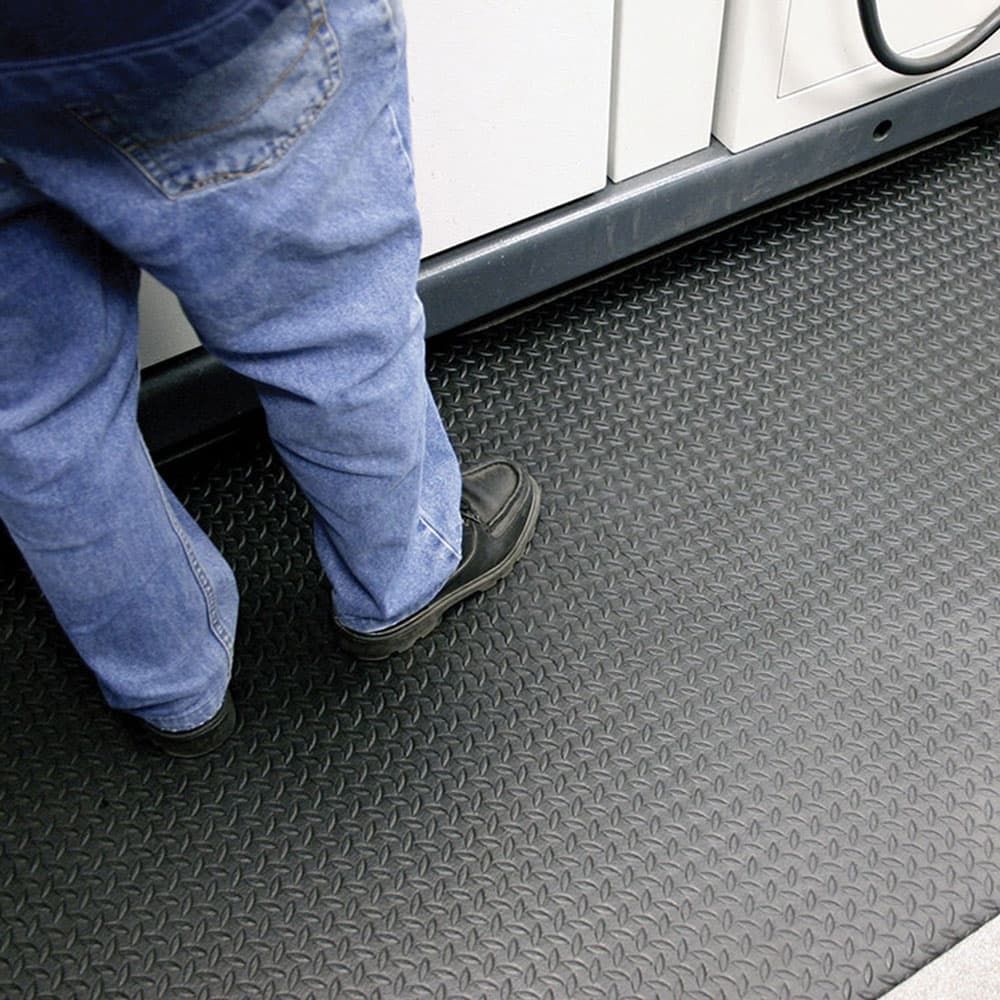 Pvc 3x5Ft Anti Fatigue Foam Mat Water Proof Diamond Pattern