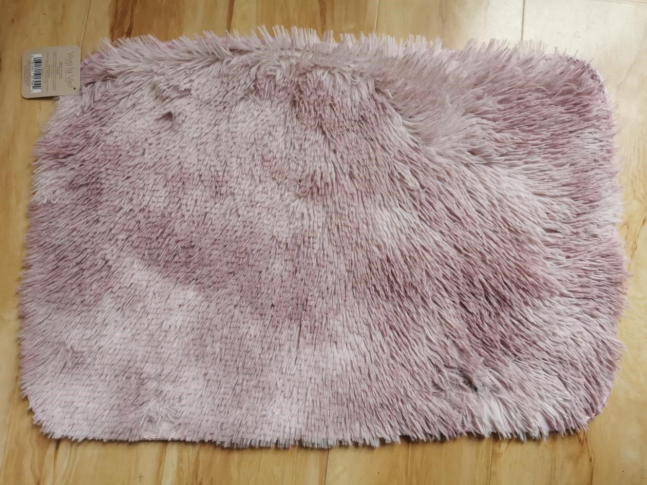 Soft Faux Fur 30*45inch Polyester Area Rugs 4pcs/carton