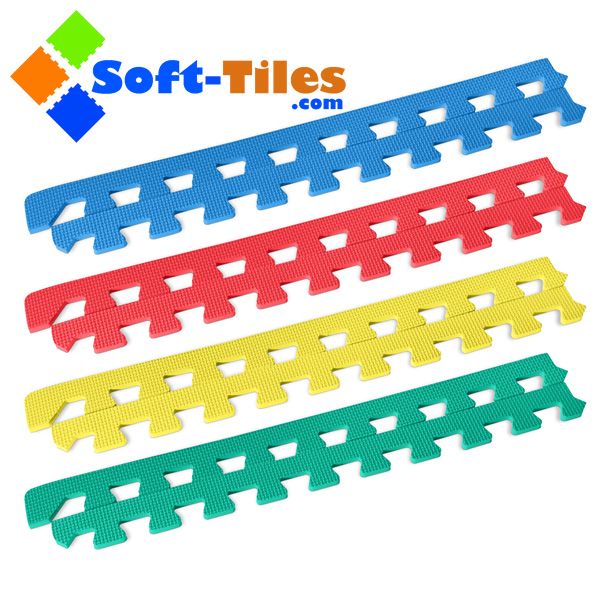 1/2" Thick Interlocking Gym Floor Mats / Interlocking Workout Mats 24”x24”