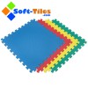 1/2" Thick Interlocking Gym Floor Mats / Interlocking Workout Mats 24”x24”