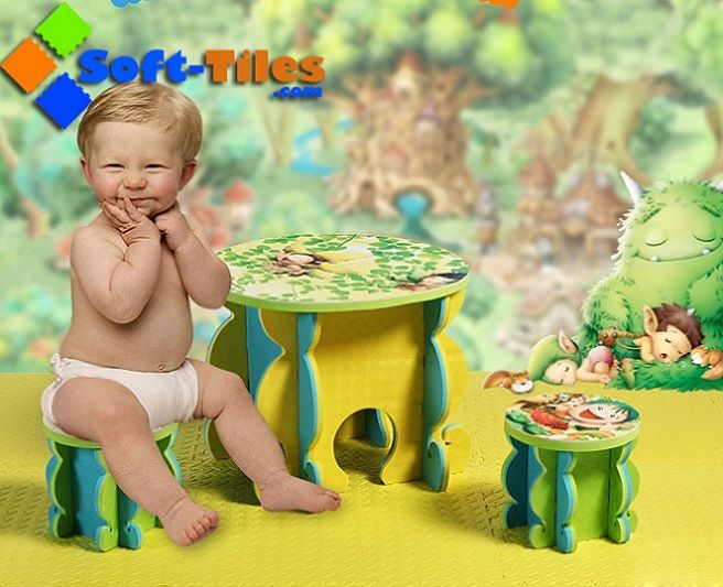 EN71 Kids Foam Toy Kids Eva childrens foam chair Easier To Assemble