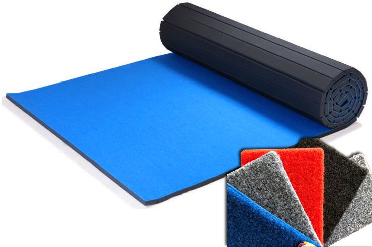 FLEXI-Roll Out Bonded Carpet Mats For Wrestling Martial Arts Tatami Karate Taekwondo Mma Judo Bjj