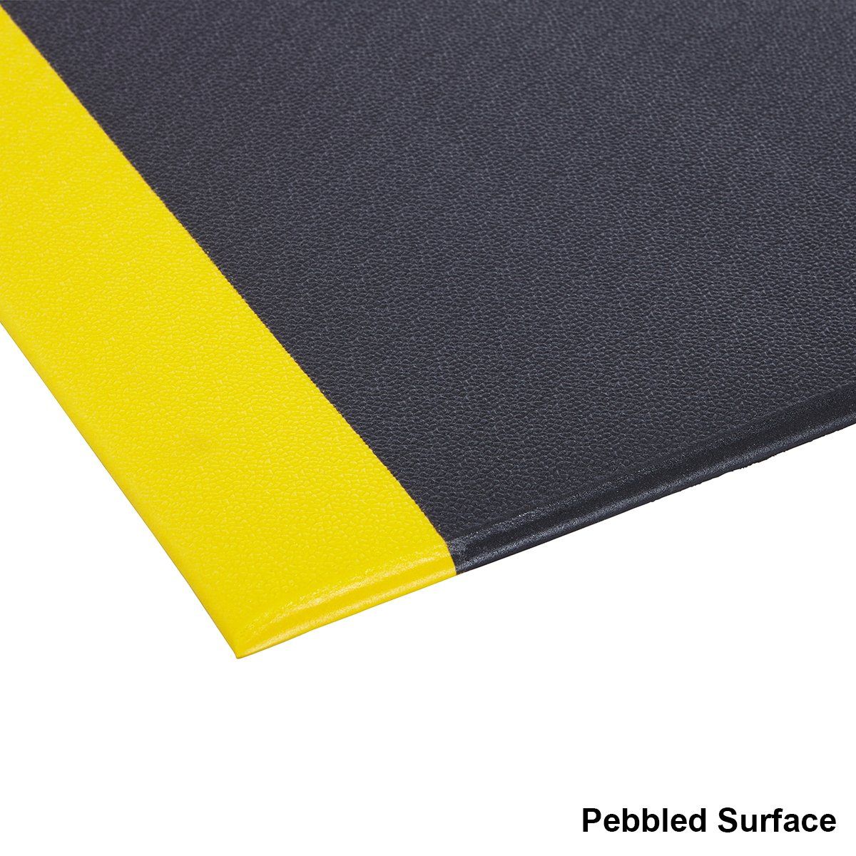 Yellow Borders Pvc 2x3Ft Anti Fatigue Foam Mat Water Proof