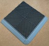 Black PP Interlocking Floor Tile 400*400mm For Use In Garages Workshop