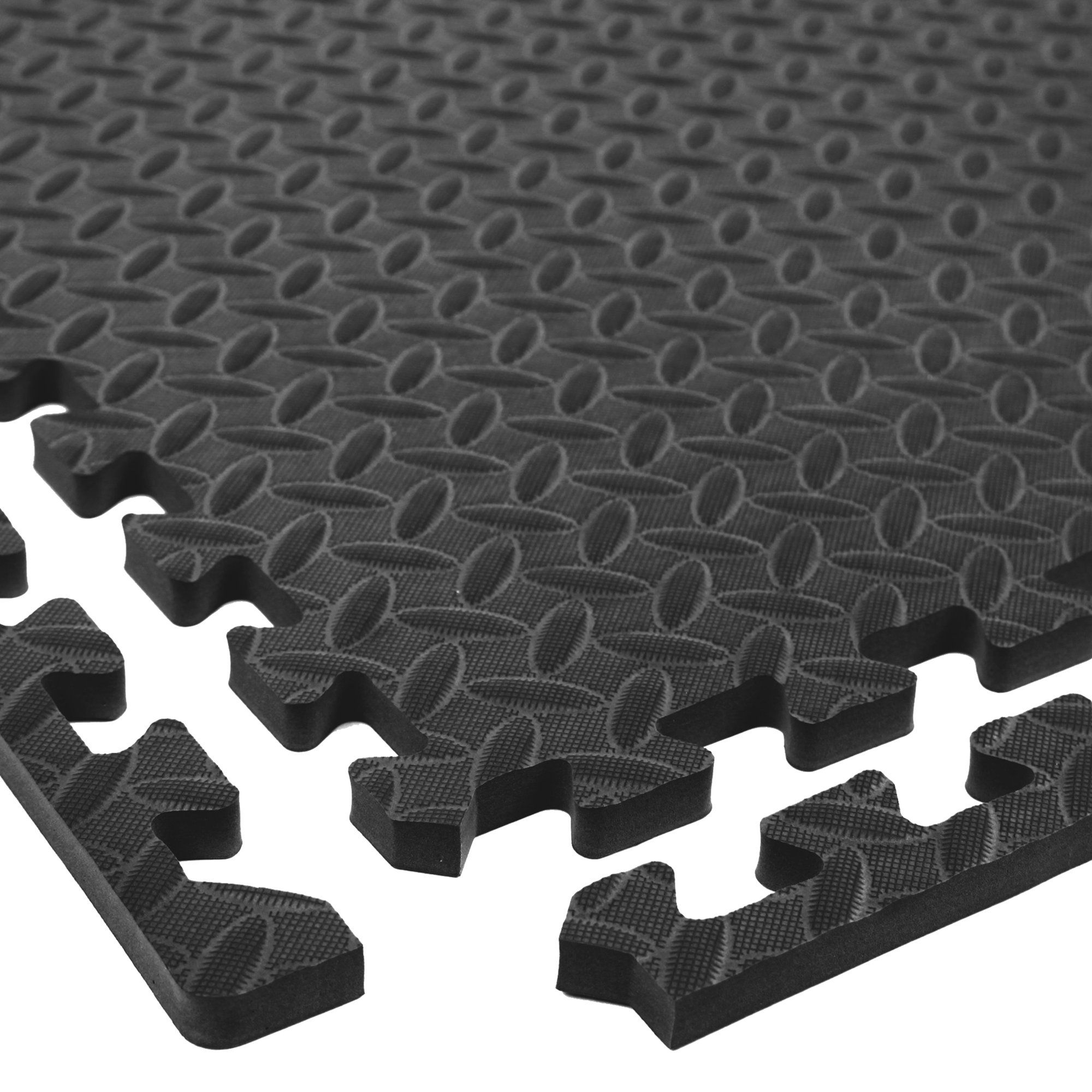 Black 4pk 61*61cm Eva Interlocking Foam Mat