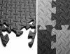 Black 4pk 61*61cm Eva Interlocking Foam Mat