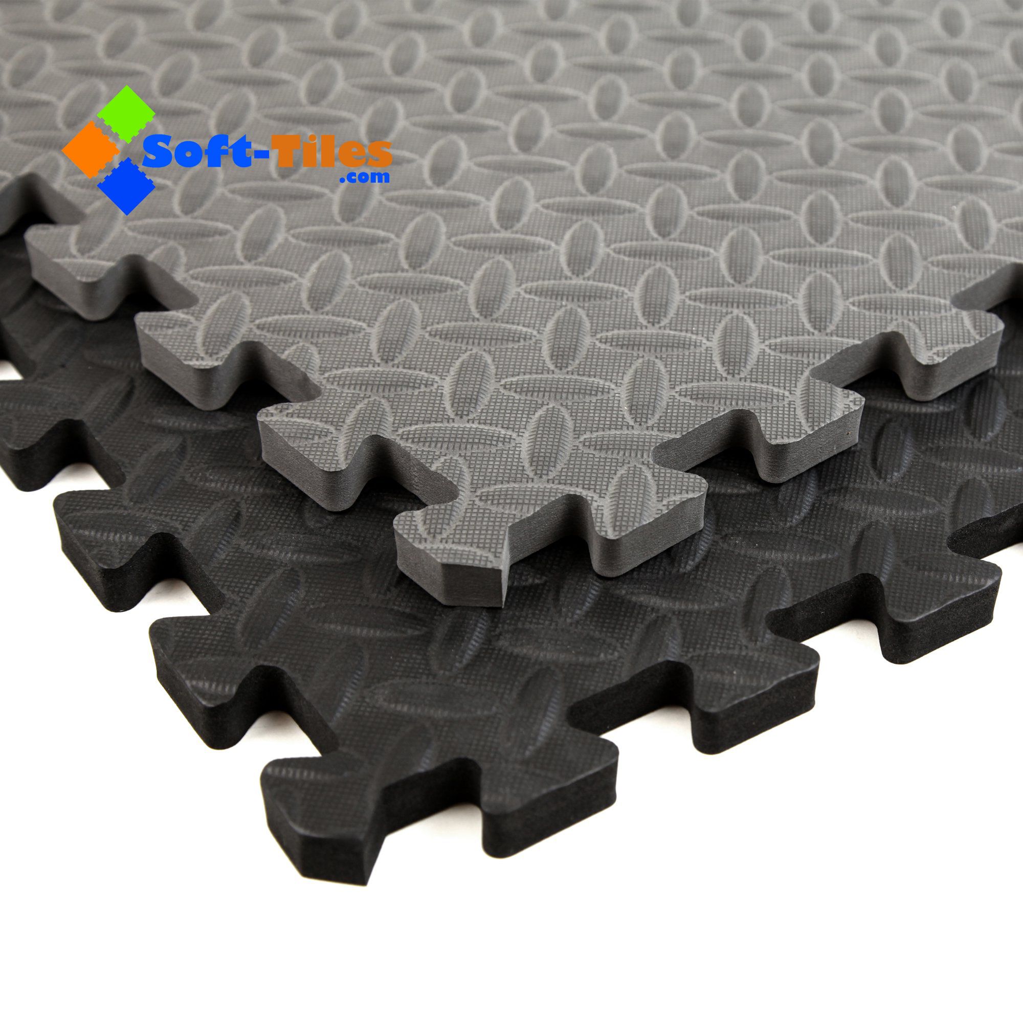 Black 4pk 61*61cm Eva Interlocking Foam Mat