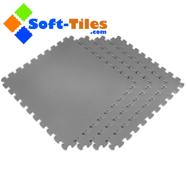 4pk 24"*24" Eva Interlocking Foam Mat Gray Colour