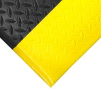 Yellow Borders Pvc 2x3Ft Anti Fatigue Foam Mat Water proof