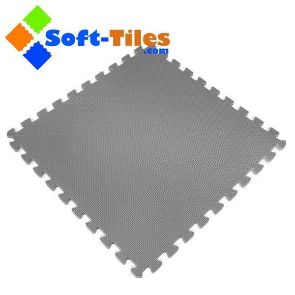 3/8" Thick Interlocking Gym Floor Mats / Interlocking Workout Mats 24”x24”
