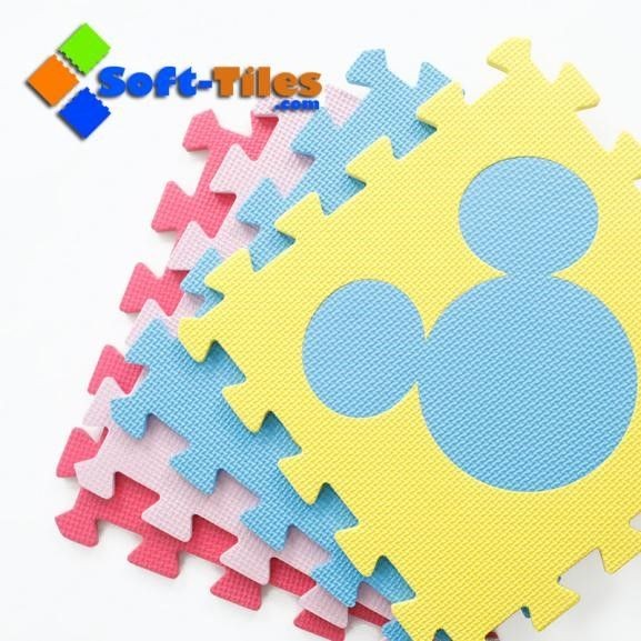 12"X12 10mm Thicknes 85kg/Cbm Kids Foam Mat Number, Alphabet and Sharp design As Educational Toys