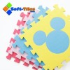 12"X12 10mm Thicknes 85kg/Cbm Kids Foam Mat Number, Alphabet and Sharp design As Educational Toys
