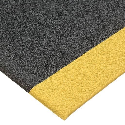 Yellow Borders Pvc 2x3Ft Anti Fatigue Foam Mat Water proof